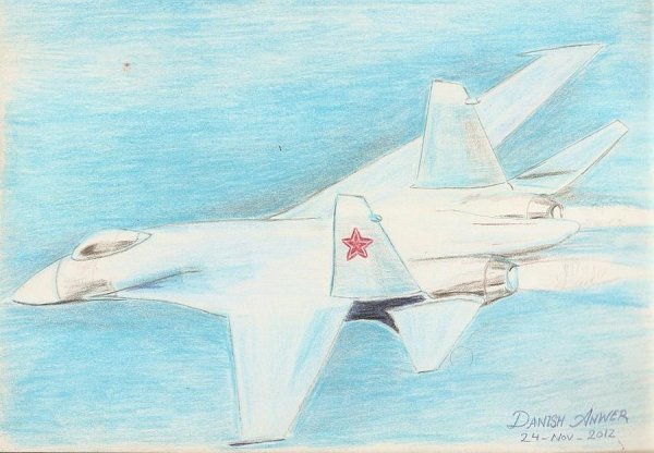 Су-27 истребитель чертеж