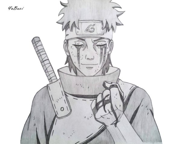 Шисуи Учиха рисунок