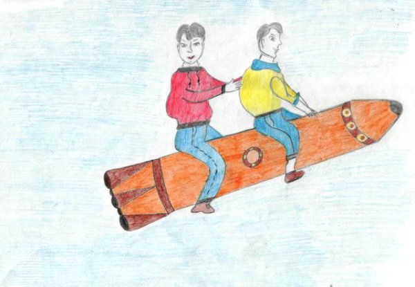 Рисунок к рассказу Фантазеры Носова