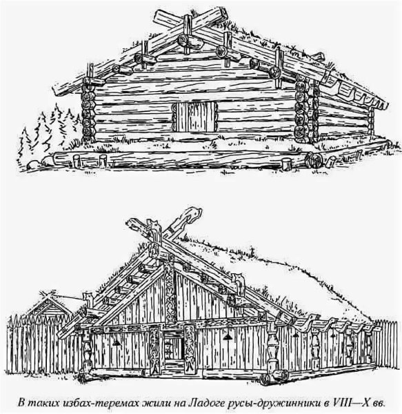 Деревенский домик карандашом