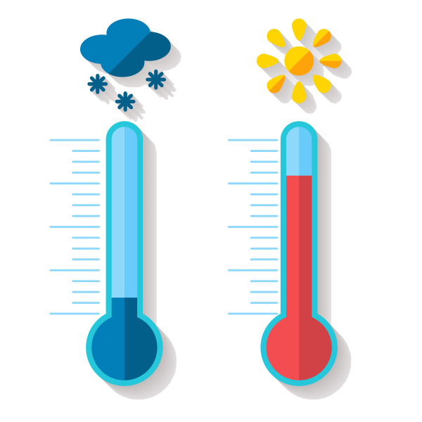 Градусник нарисованный