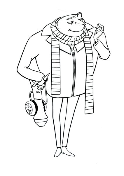 Мистер Грю раскраска