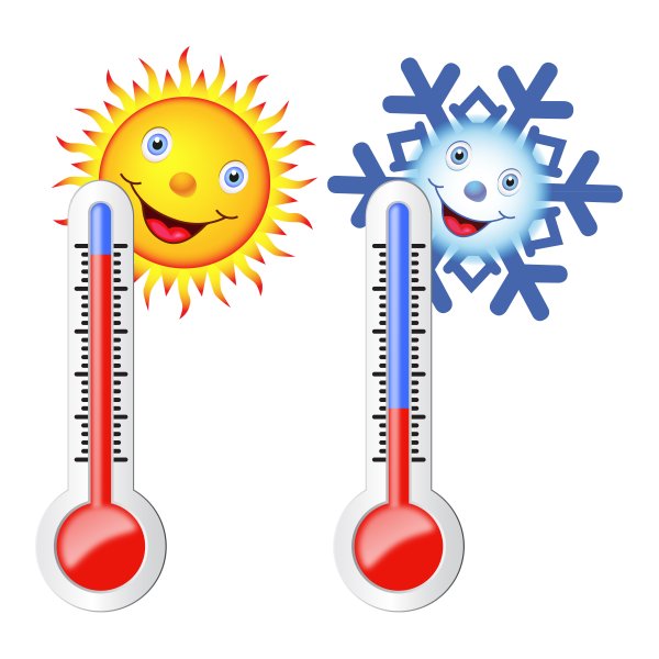 Человек измеряет температуру
