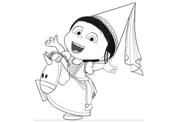 Агнес из Гадкий я рисунок