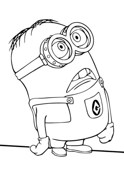 Раскраски Миньоны Гадкий я 3