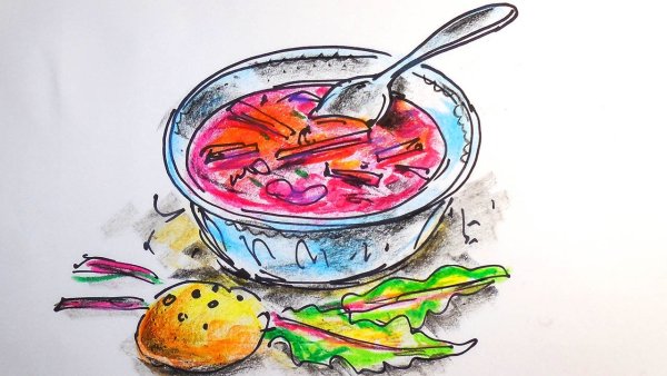 Рисунки еды