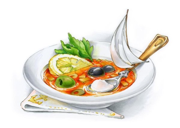 Блюдо рисунок