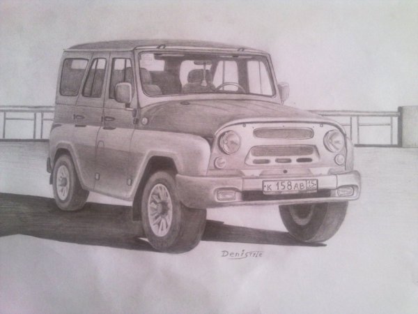 УАЗ 3151 рисунок