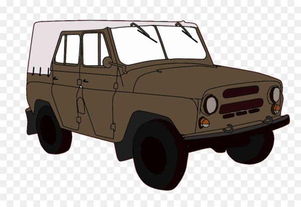 УАЗ 469 рисунок сбоку