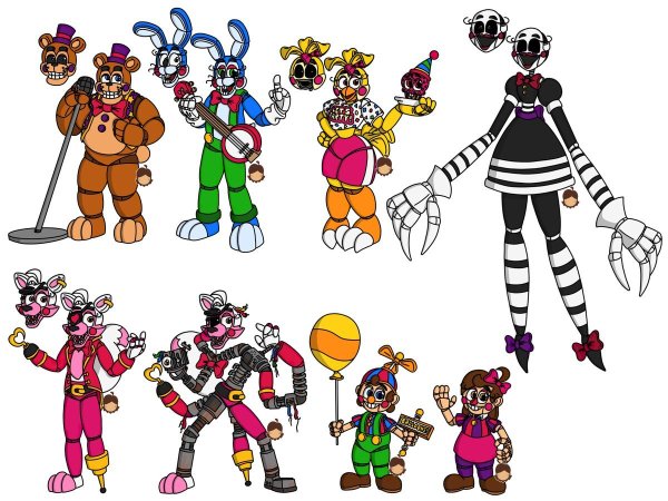 АНИМАТРОНИКИ ФНАФ