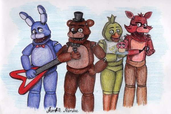 АНИМАТРОНИКИ ФНАФ 1 Фокси Бонни и Фредди