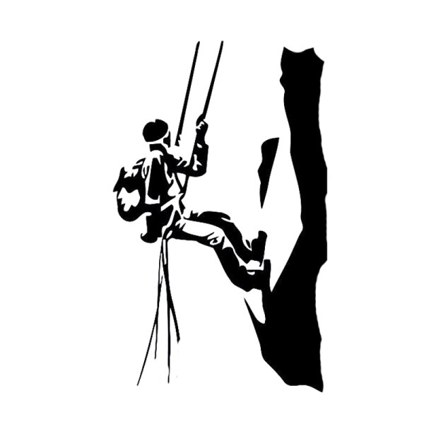 Наклейка альпинист