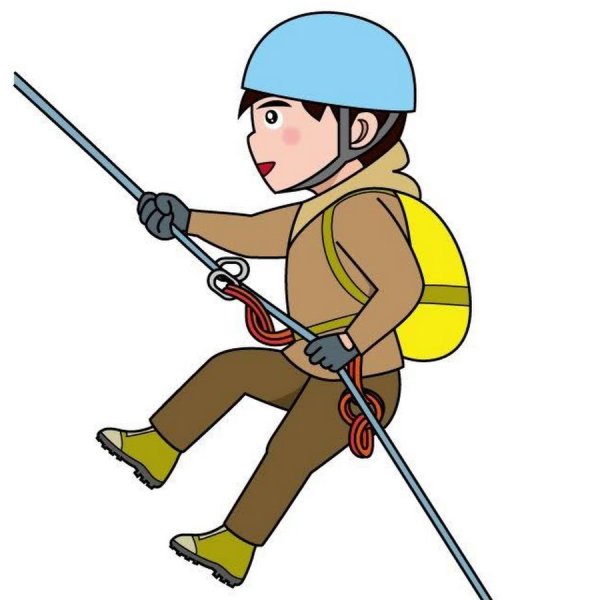 Альпинист без фона