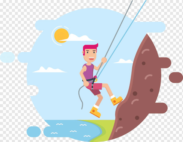 Скалолаз мультяшный