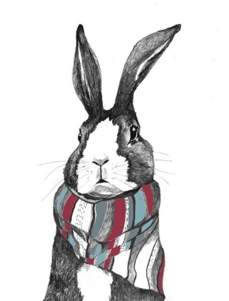 Стилизованный кролик