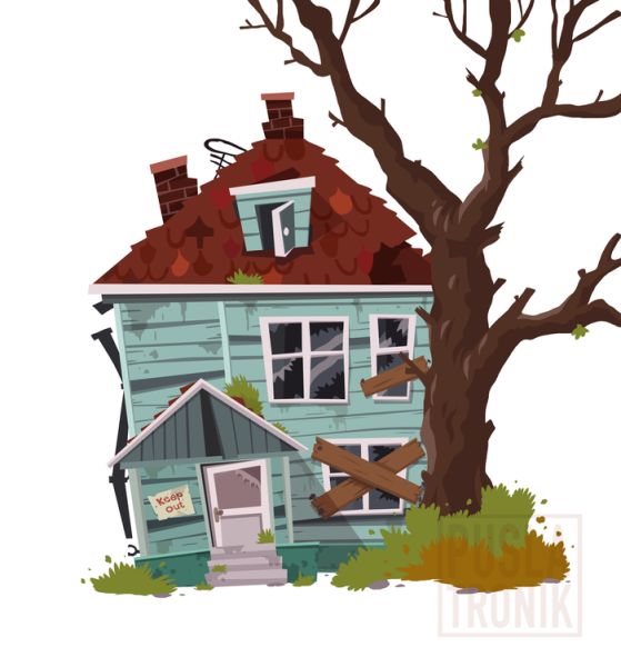 Домик в иллюстраторе