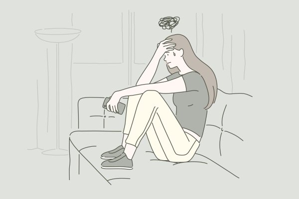 Депрессия иллюстрация