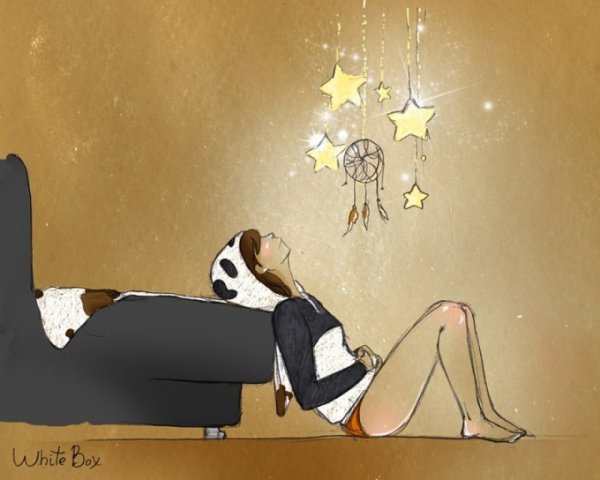 Ленивый человек арт