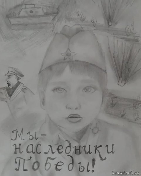 Рисунки призеры РД Наследники Победы