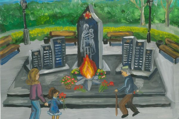 Рисунок легкий на тему Наследники Победы