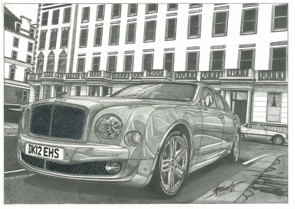 Раскраски машины Бентли