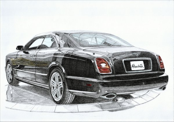 Бентли рисунок