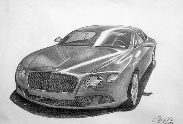 Бентли Континенталь разукрашки