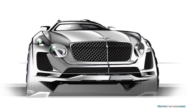 Раскраска Бентли Континенталь