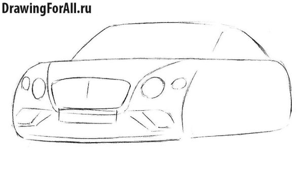 Раскраски машины Бентли Бентайга