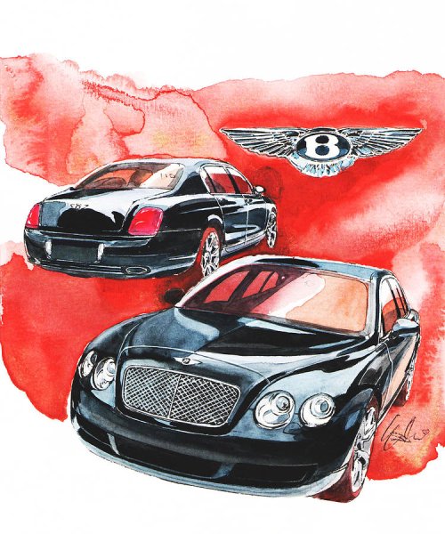 Роллс Ройс эскиз