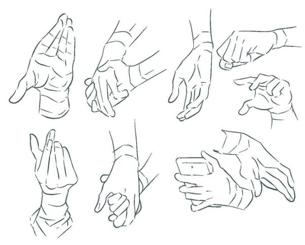 Референсы рук человека для художников