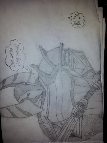 Рисунки дота 2 в цвете