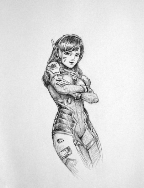 Дива карандашом