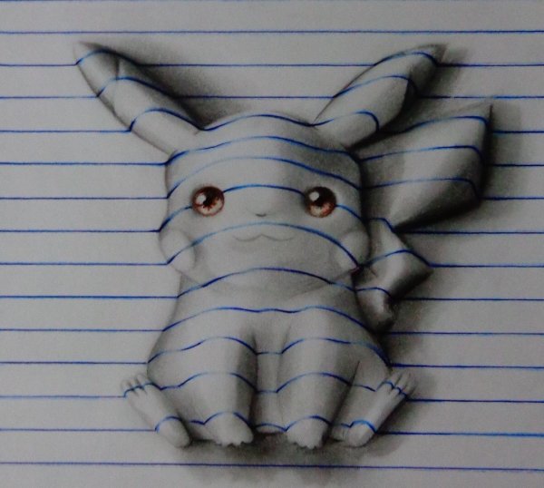 Объёмный контурный эскиз