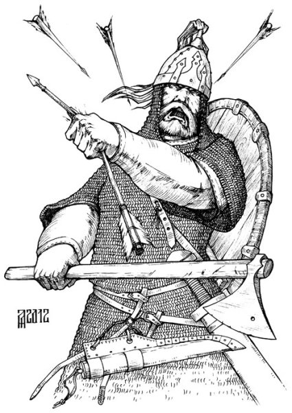 Славянские рисунки карандашом