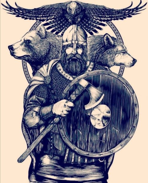 Эскизы Викинги Берсерки славянские воины