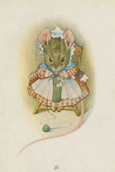 Мышка рукодельница Беатрис Поттер