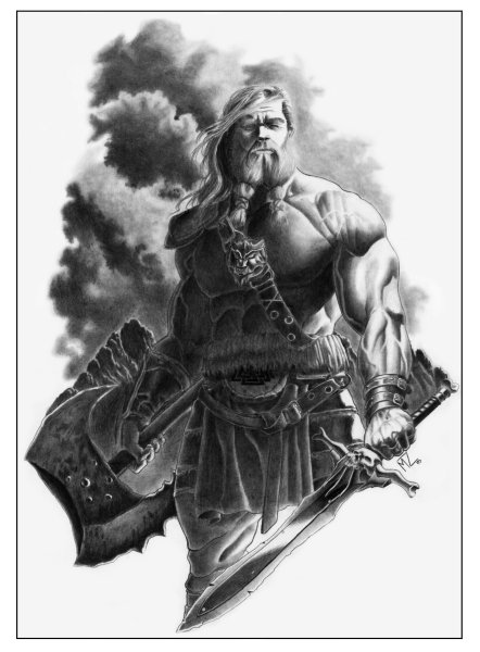 Князь Святослав Скандинавия тату