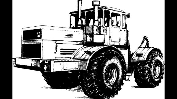 Трактор Кировец к 700 разукрашка