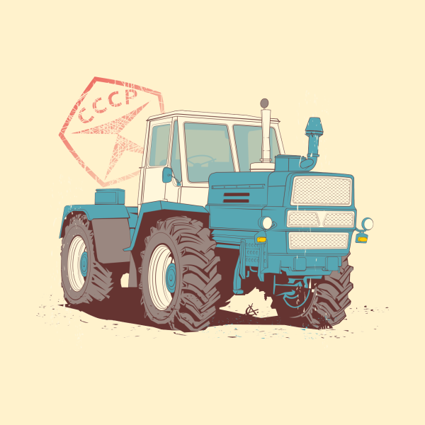 Раскраска трактор т 150