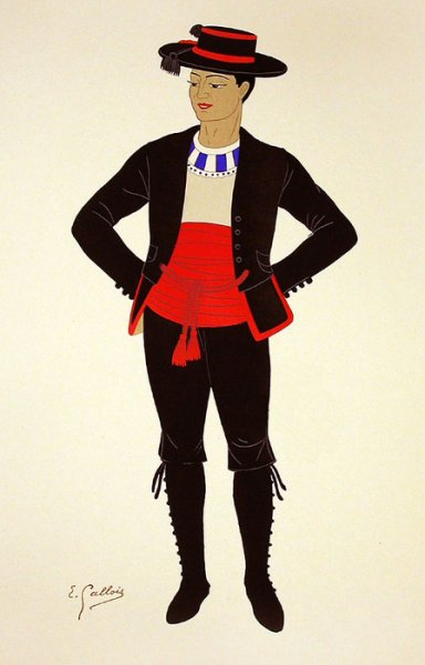 Испанский национальный костюм мужской