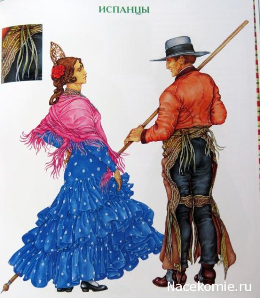 Испанское платье рисунок