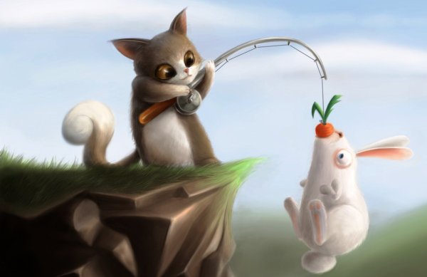 Котик и Зайка