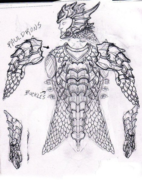 Доспехи эскиз