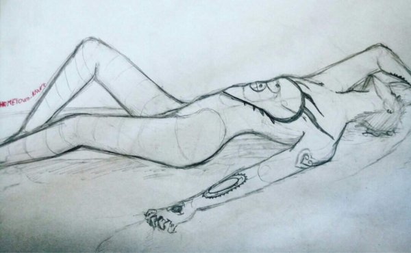 Тело арт для срисовки