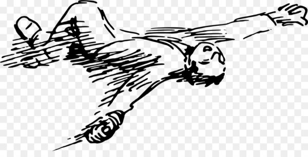 Лежачий труп нарисованное