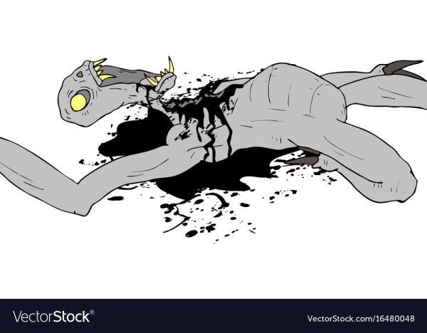 Набросок лежащего человека