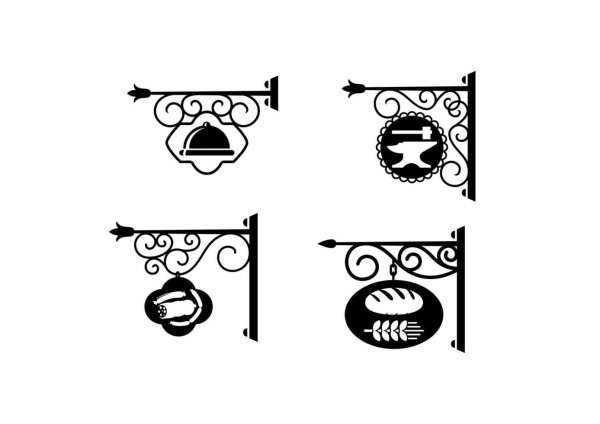 Вывеска магазина рисунок