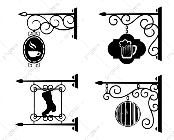 Эскиз вывески для магазина