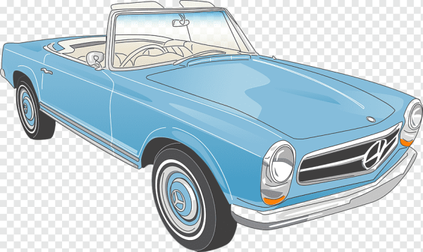 Мультяшный кабриолет